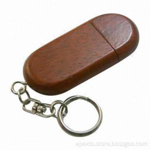 Wood USB Flash Drives, Plug-and-play Function, Suitable for Mac, PCs, No Driver Required